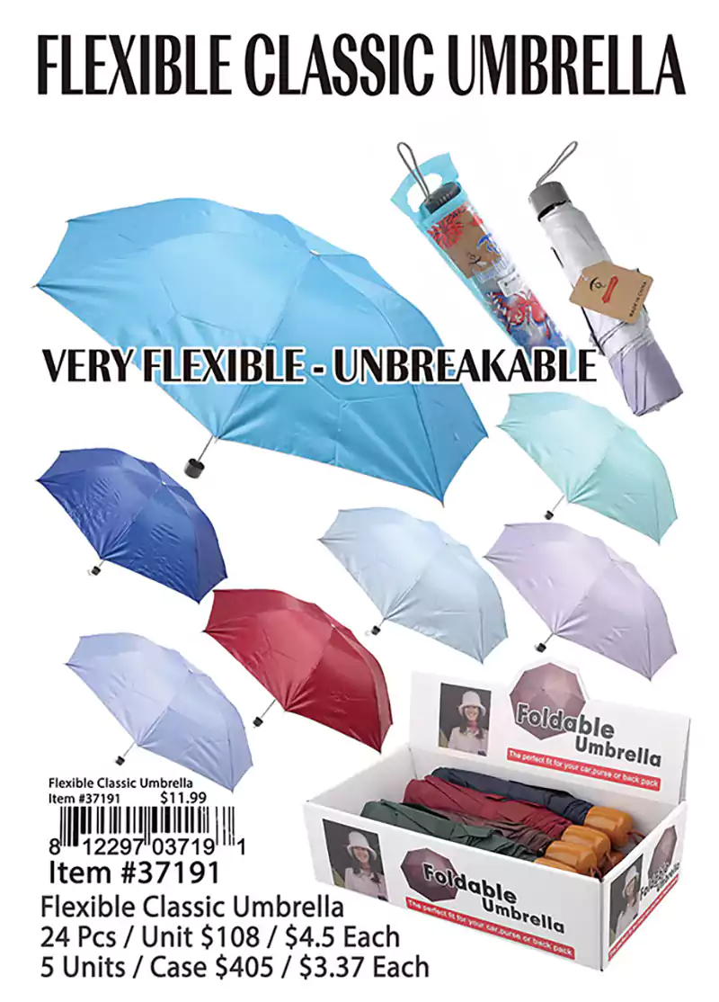 Flexible Classic Umbrella 24 Pcs.